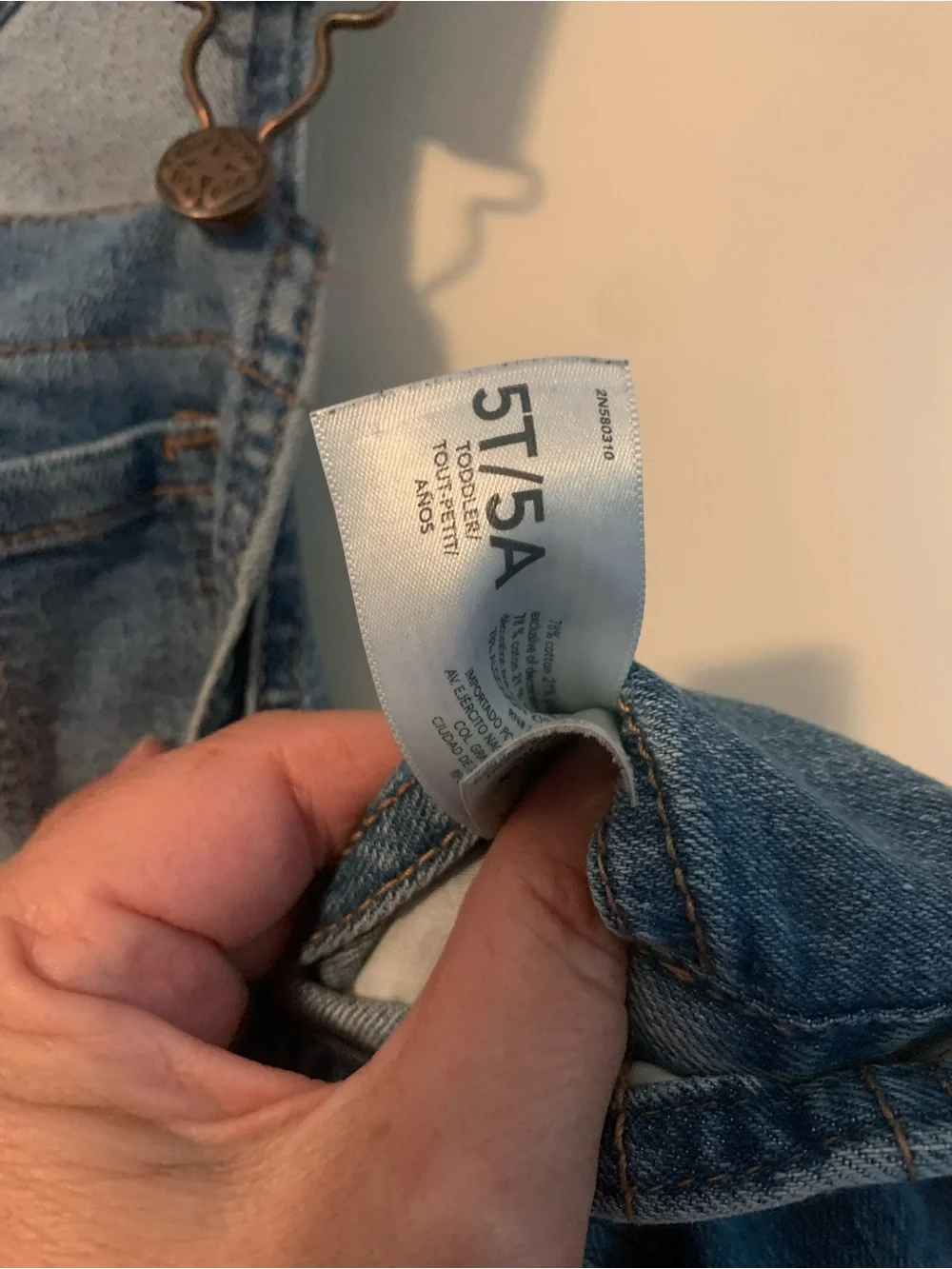 OshKosh B'gosh Light Blue Denim Overalls